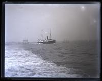 S.S. Old Dominion, outward bound. N.Y. Bay [graphic].