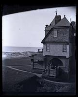 Aunty [Phoebe] Wright's house from Avocado 3rd fl[oor] window, [Sea Girt, NJ] [graphic].