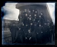 Our Niagara Party at rear of our parlor car. Taken at Elmira, N.Y. on return [graphic].