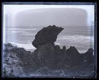 Balanced rock (nearer), [at Hungry Bay, Bermuda] [graphic].
