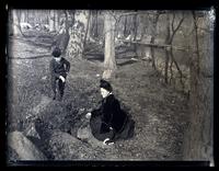 Mother & Mary Canby at the spring. Foot of Van Buren St., Brandywine, [Wilmington, DE] [graphic].