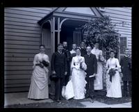 [Wedding company at Mary Ecroyd's & Shober Kimber's wedding at Muncy, PA] [graphic].