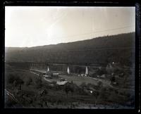 Mainville bridge, from the moving train [Catawissa Railroad, Mainville, Pa.] [graphic].