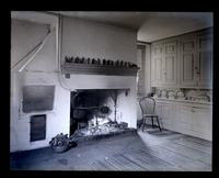 Kitchen fireplace in old Morris House at Cedar Grove [graphic].