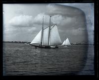 Schooner Helen of Gloucester City. Day after our arrival home from Sea Girt [graphic].
