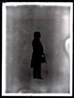 [Full-length silhouette, possibly of Samuel B. Morris] [graphic].