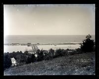 Shrewsbury R[iver] & Ocean from hill in front of [Navesink] lighthouse, [Sandy Hook, NJ] [graphic].