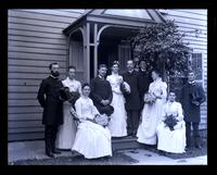 [Wedding company at Mary Ecroyd's & Shober Kimber's wedding at Muncy, PA] [graphic].