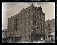 Father's building, 715-19 Arch St. [from H. Heller's 2nd story window, Philadelphia] [graphic].