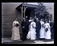 [Wedding company at Mary Ecroyd's & Shober Kimber's wedding at Muncy, PA] [graphic].