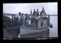 [Group on a boat], G[erman]t[ow]n Boys' Club, Stone Harbor Camp, [NJ] [graphic].