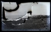 From Scaur Hill Fort looking toward Mangoon Bay, [Bermuda]. Mr Sypher in foreground [graphic].