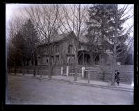 [Our old cottage, Church Lane & Chew Sts. From near Zell's gate, Germantown] [graphic].