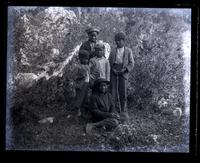 Group of colored boys near the Church Cave,. [Bermuda] [graphic].