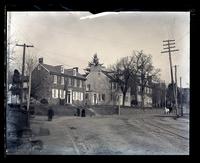 Old Tatnall houses on Market St. Brandywine, from near bridge, [Wilmington, DE] [graphic].