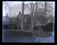 Back of [Bockius House] 4774 Main & our yard from end of flagstone path, [Deshler-Morris House, 5442 Germantown Avenue] [graphic].