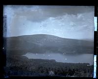 Sargent's Mt & Eagle Lake, from Greene Mt half way up. Shadows on Sargent's Mt. [Mount Desert Island, ME] [graphic].