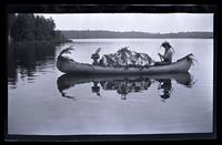 Our canoe, Pocono Lake Carnival, Pocono Lake, [PA] [graphic].