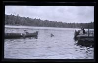 [Bathers and canoes], Carnival, Pocono Lake, [PA] [graphic].