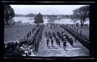 Band leading students to dinner, [Hampton Institute, Va.] [graphic].