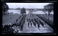 Band leading students to dinner, [Hampton Institute, Va.] [graphic].