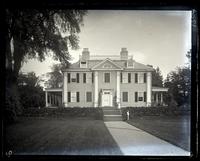 Longfellow's House. Brattle St., Cambridge, Mass. from gate [graphic].