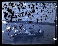 The Samuel's canoe. Mr. S[amuel], Patty Mellor, & Eli K. Price in it. [Sea Girt, NJ] [graphic].