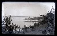 View on N[orth] shore of Paget, Hamilton in distance, [Bermuda] [graphic].