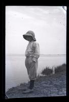 [Boy near the water], G[erman]t[ow]n Boys' Club, Stone Harbor Camp [NJ] [graphic].