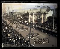 Maryland militia [marching down Broad Street, Constitutional Centennial Celebration, Philadelphia] [graphic].