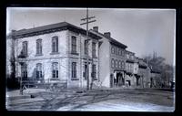 National Bank & old houses from there to Armat St. from cor[ner] of Market Sq[uare], [Germantown] [graphic].