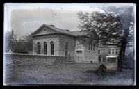 Friend's Library from Old Graveyard near girl's door of the school, [Germantown] [graphic].