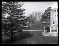 [View of Pelham neighborhood. Includes chicken coop in background] [graphic].