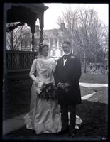 Bride and Groom, [Sarah W. Perot & Richard M. Lea, at 254 W. Walnut Lane, Philadelphia] [graphic].