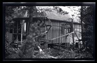 [Unfinished building in the forest], Pocono Lake, [PA] [graphic].