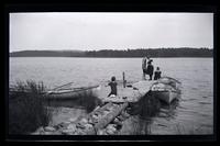 [Group on dock], Pocono Lake, [PA] [graphic].