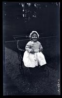 Janet in baby buggy at 131 W. Walnut La[ne], [Philadelphia] [graphic].