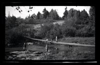 [Children playing in a river], Pocono Lake, [PA] [graphic].