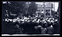 Crowds on G[erman]t[ow]n Ave. waiting for parade [graphic].