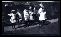 Children lined up at 131 W. Walnut La[ne], [Philadelphia] [graphic].