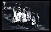 Children lined up at 131 W. Walnut La[ne], [Philadelphia] [graphic].