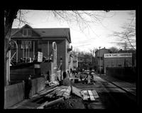[Street and building construction of Germantown Boys' Club, 10 W. Penn Germantown] [graphic].