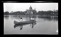 [Two women in a canoe, Sea Girt] [graphic].