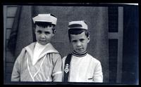 [Elliston Perot Morris Jr. and Marriott Canby Morris Jr. in sailor suits, 131 W. Walnut Lane] [graphic].