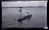 [Marriott C. Morris Jr. and Elliston P. Morris Jr. playing in water, Sea Girt, NJ] [graphic].
