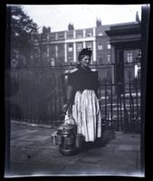 [Woman carrying buckets, probably England] [graphic].