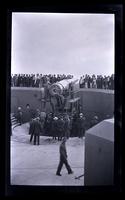 Disappearing gun, Fisher's Island [graphic].
