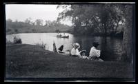 [People in canoes, Sea Girt] [graphic].