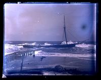[Wrecked schooner A.M.S. Taunton, Sea Girt, NJ] [graphic].