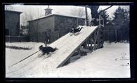 [Children sledding, 131 W. Walnut Lane] [graphic].